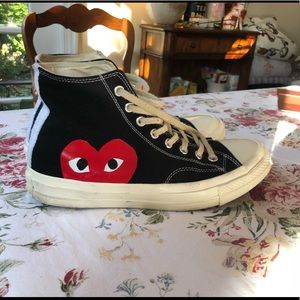 CDG hightop converse
